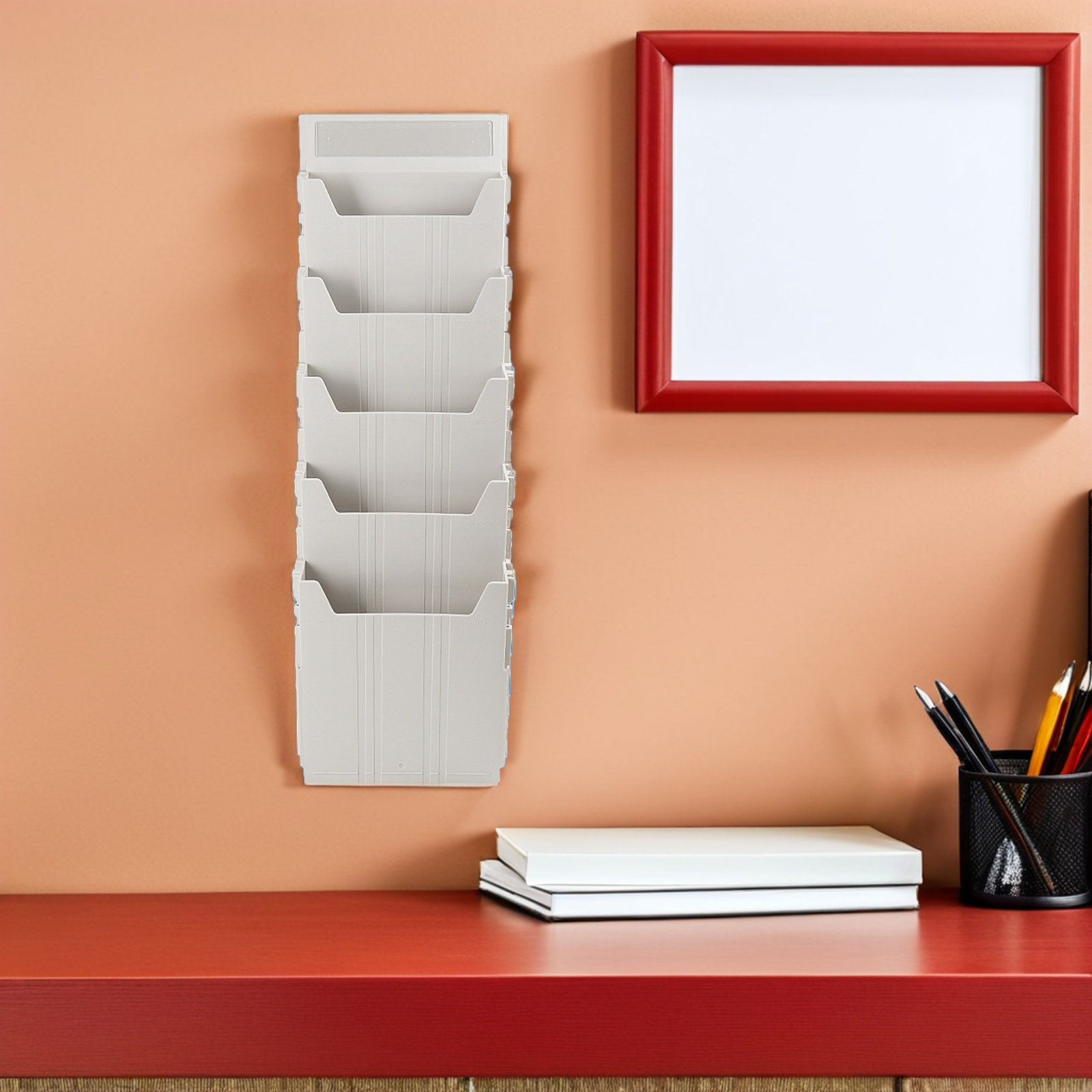 Wall Mounted Magazine Holder E - Magazine Holder Rack recension och pris