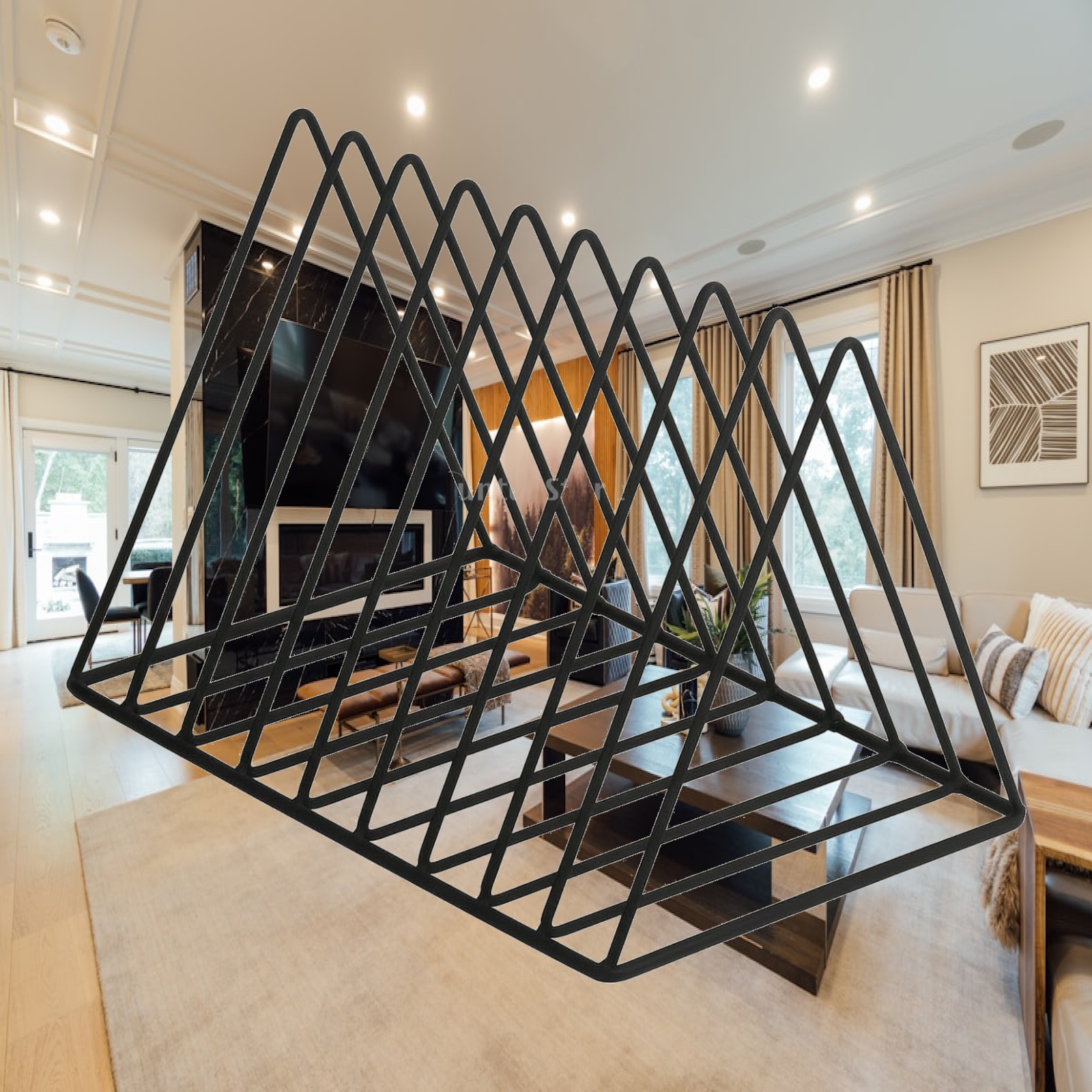 Iron Wire Desktop Organizer St - Magazine Holder Rack recension och pris