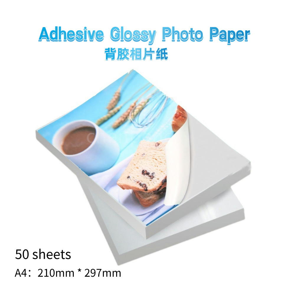 Adhesive Glossy Photo Paper A4 - Ink Blotter Paper recension och pris