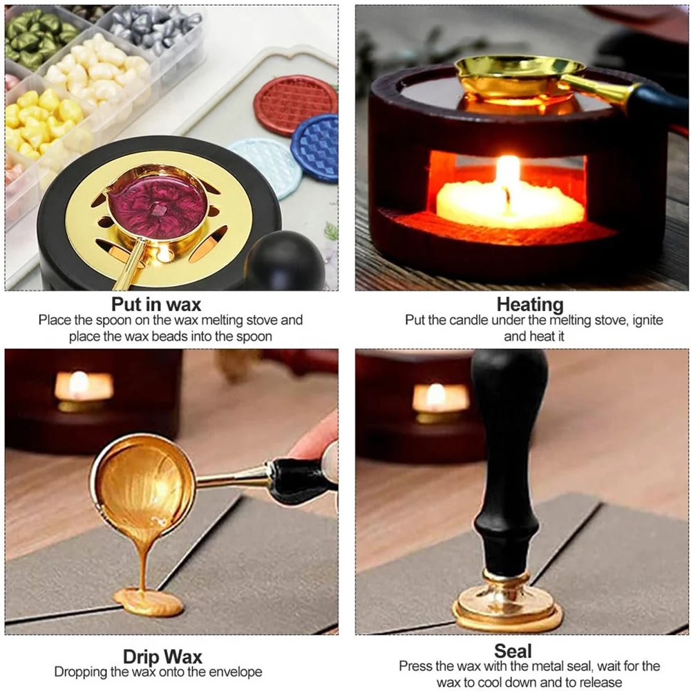 2/3Pcs Sealing Wax Stamps Set  - Wax Seal Stamp Set recension och pris