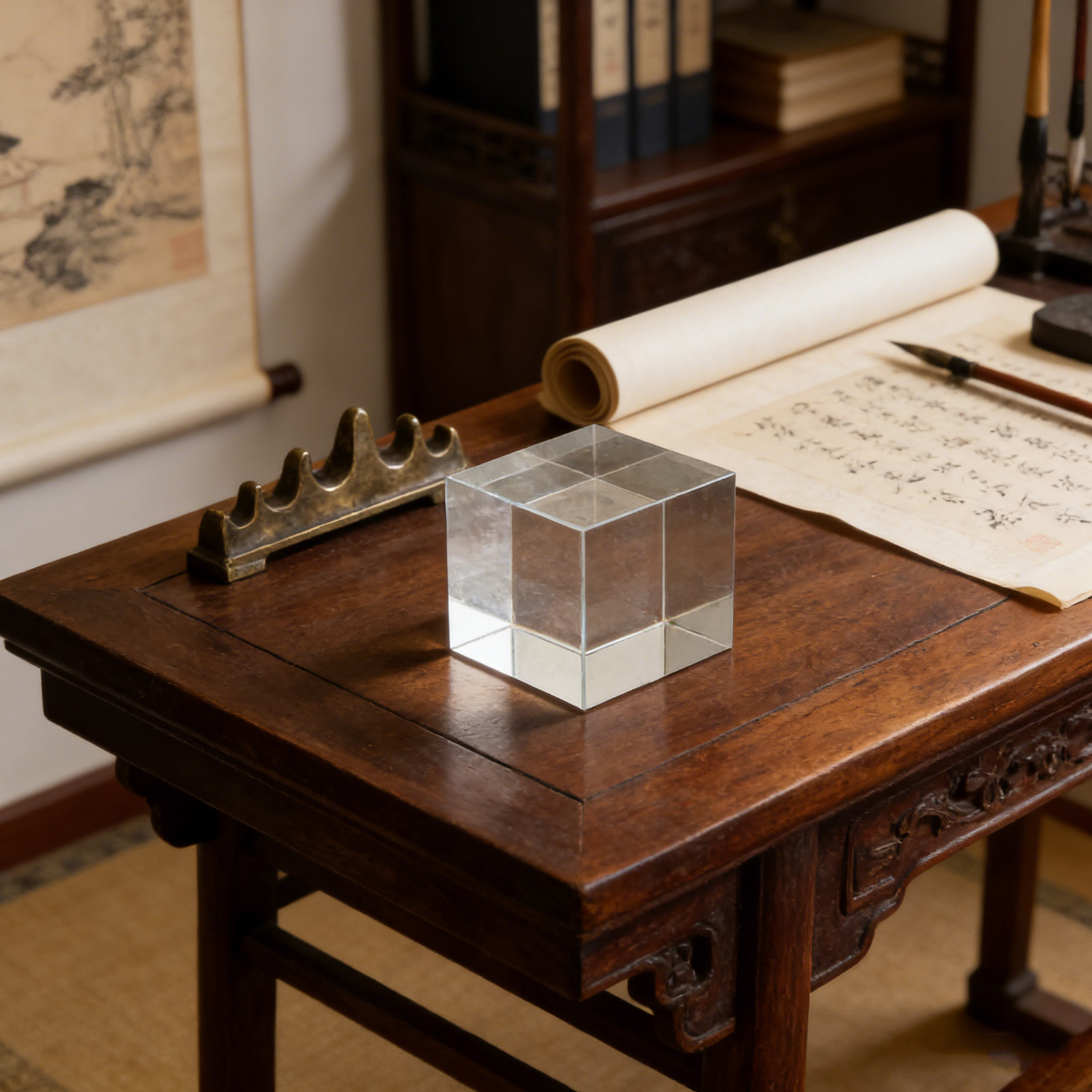 Square Crystal Paperweight Cle - Paper Weight Crystal recension och pris