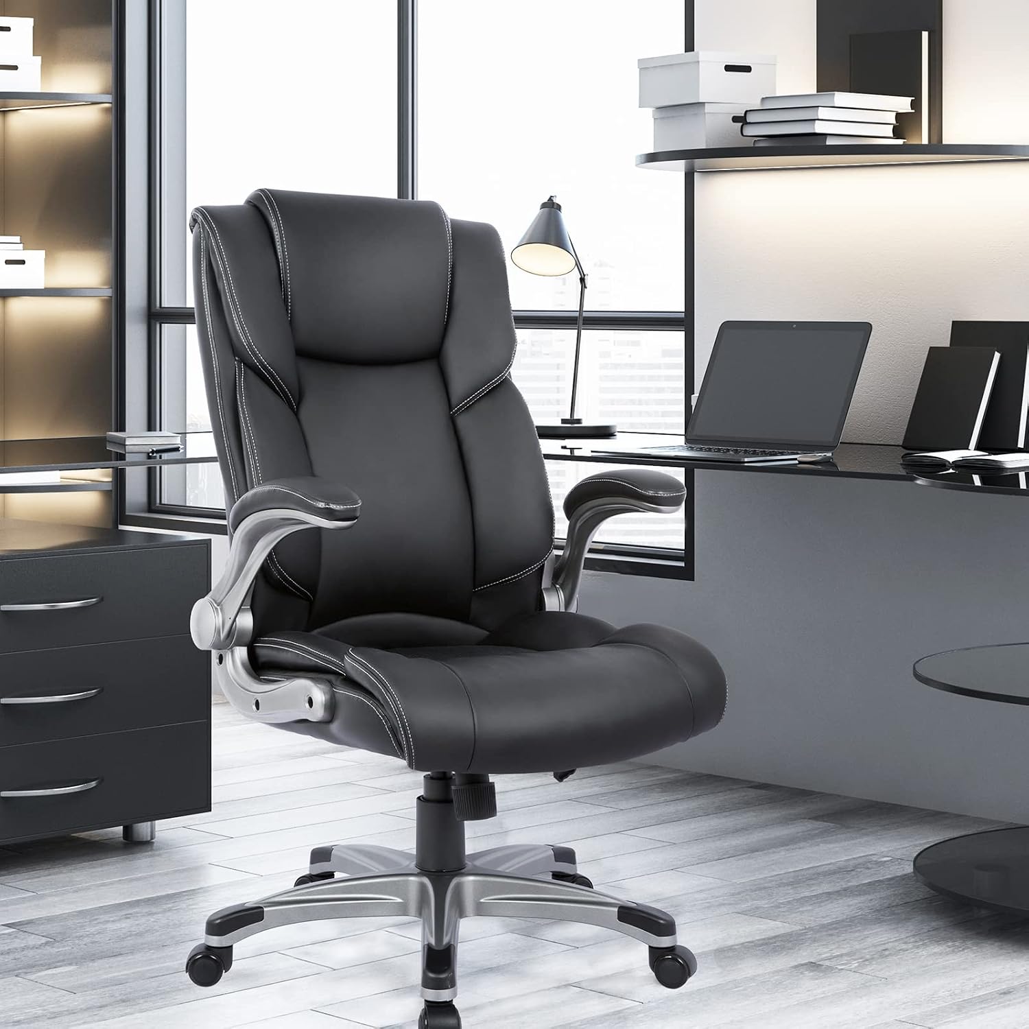 COLAMY High Back Executive Off - Leather Desk Pad recension och pris
