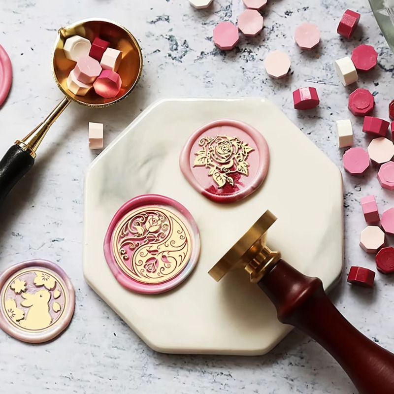 9 Wax Seals+1 Handle, Wax Seal - Wax Seal Stamp Set recension och pris