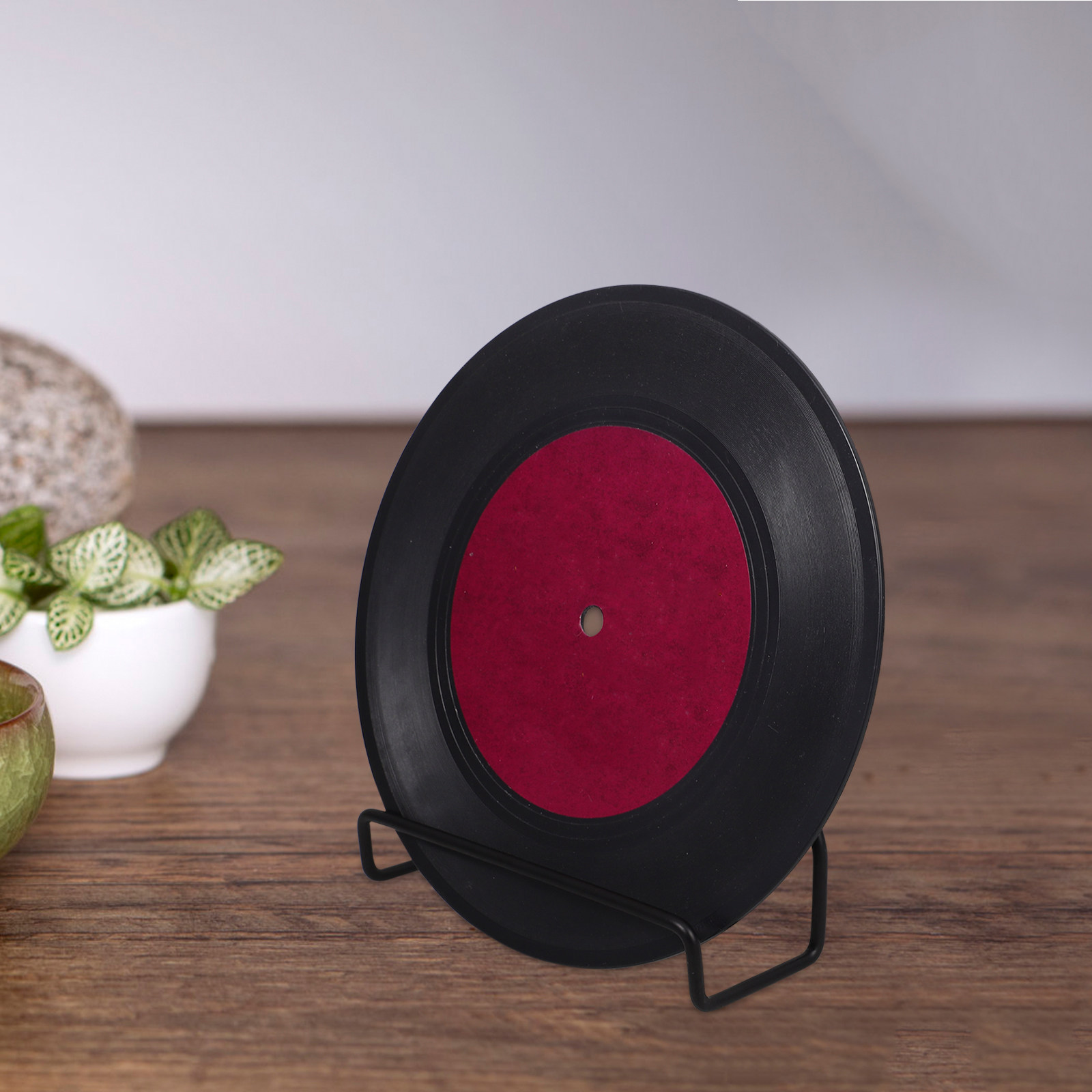 Wall Mounted Iron Vinyl Record - Magazine Holder Rack recension och pris