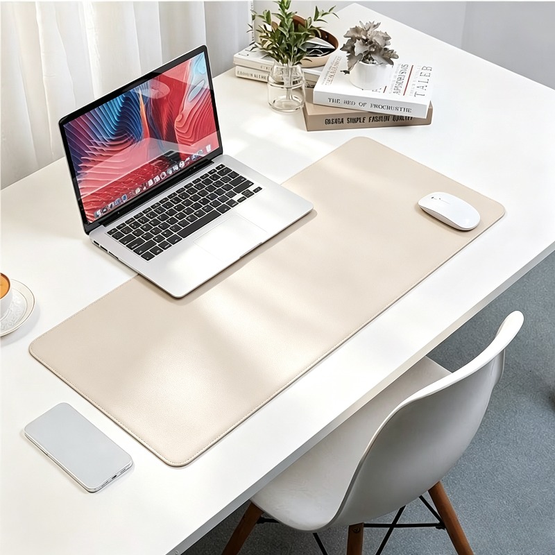 1pc Large Faux Leather Mouse P - Leather Desk Pad recension och pris