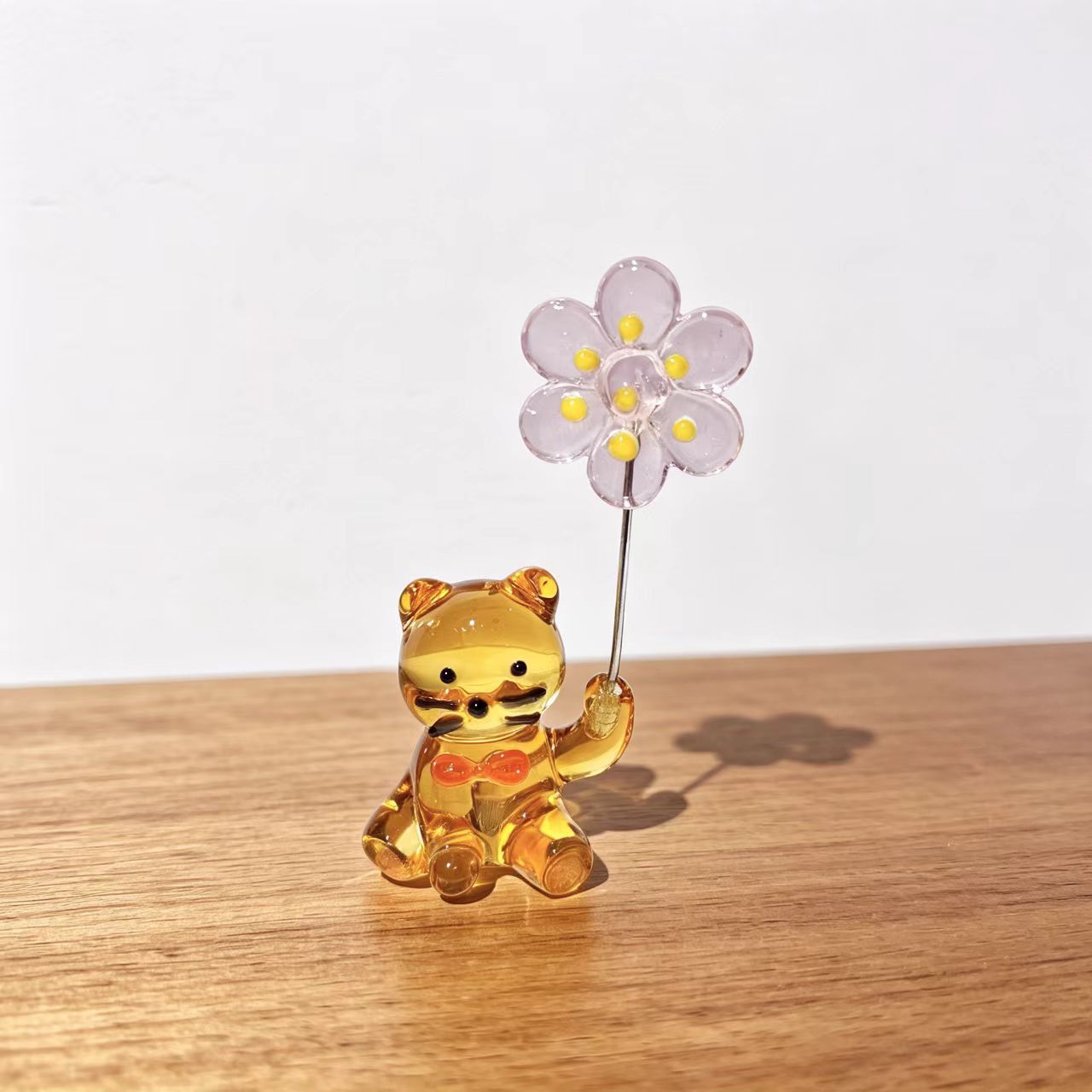 Japanese-Style Glass Kitten Pa - Paper Weight Crystal recension och pris