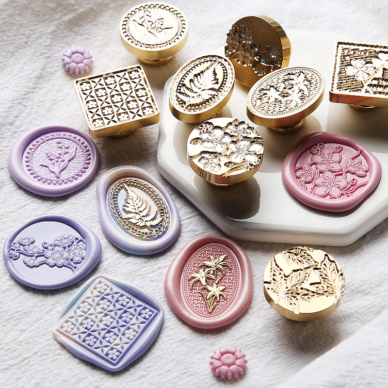 Retro Wax Seal Stamp Spring Fl - Wax Seal Stamp Set recension och pris