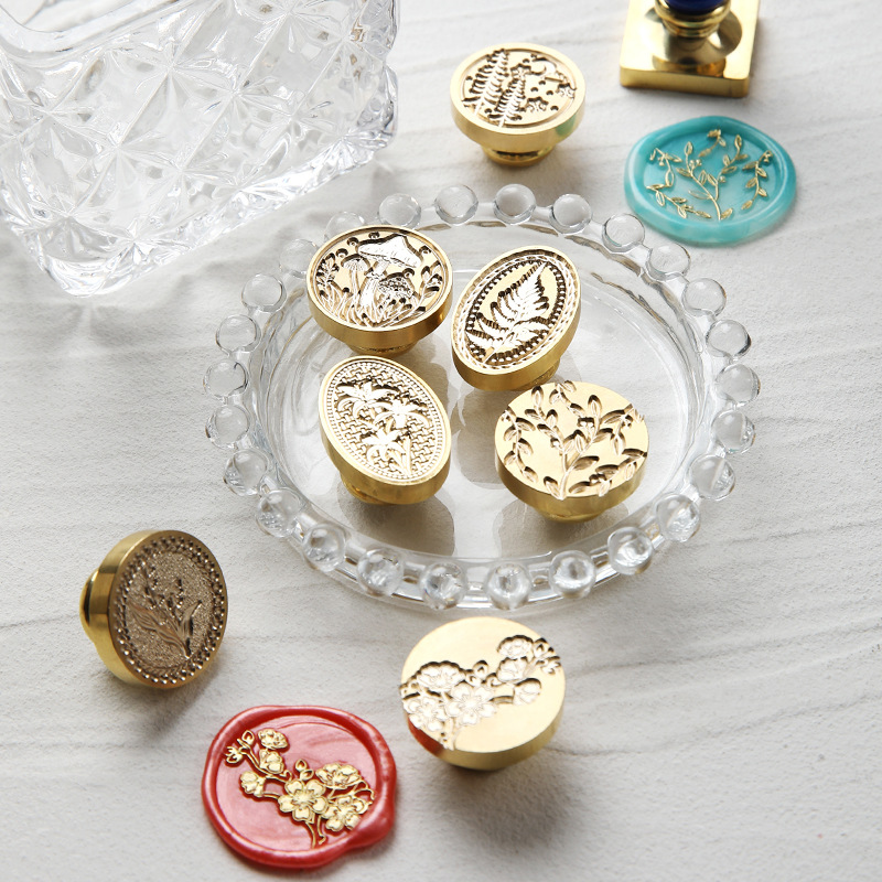 Retro Wax Seal Stamp Spring Fl - Wax Seal Stamp Set recension och pris
