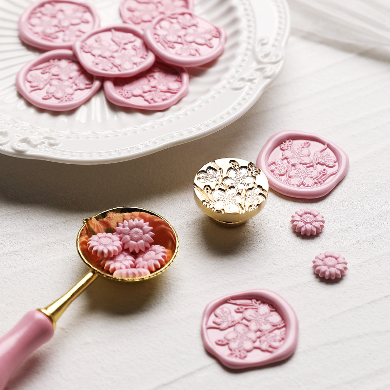 Retro Wax Seal Stamp Spring Fl - Wax Seal Stamp Set recension och pris