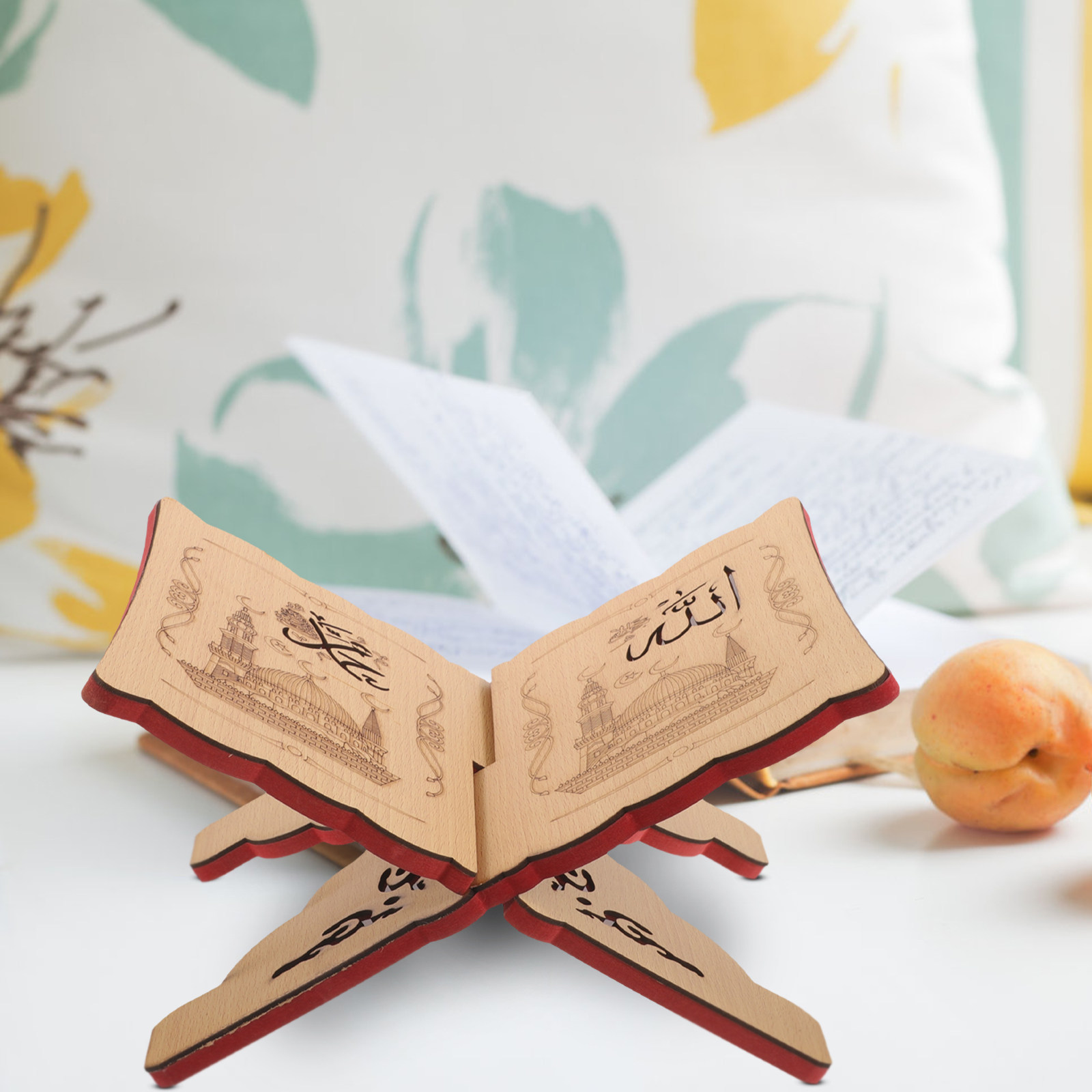 Wooden Quran Holder Reading St - Magazine Holder Rack recension och pris