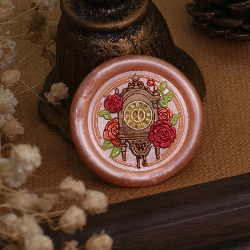 Retro Clock Wax Stamp Bear Rab - Wax Seal Stamp Set recension och pris